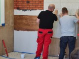 Szkolenie firmy KOSBUD dla uczniów klasy 3 monter zabudowy i robót wykończeniowych w budownictwie